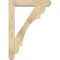 Ekena Millwork Olympic Craftsman Rough Sawn Bracket w/ Offset Brace, Douglas Fir, 6"W x 30"D x 42"H BKT0604X30X42OLY04RDF - alternate 4